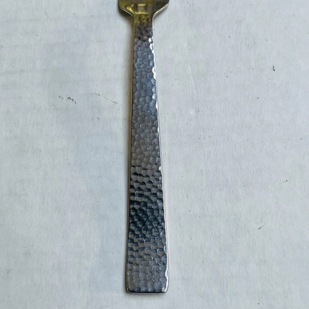 Salad Fork Godinger CASTELLO Hammered Stainless Steel Replacement